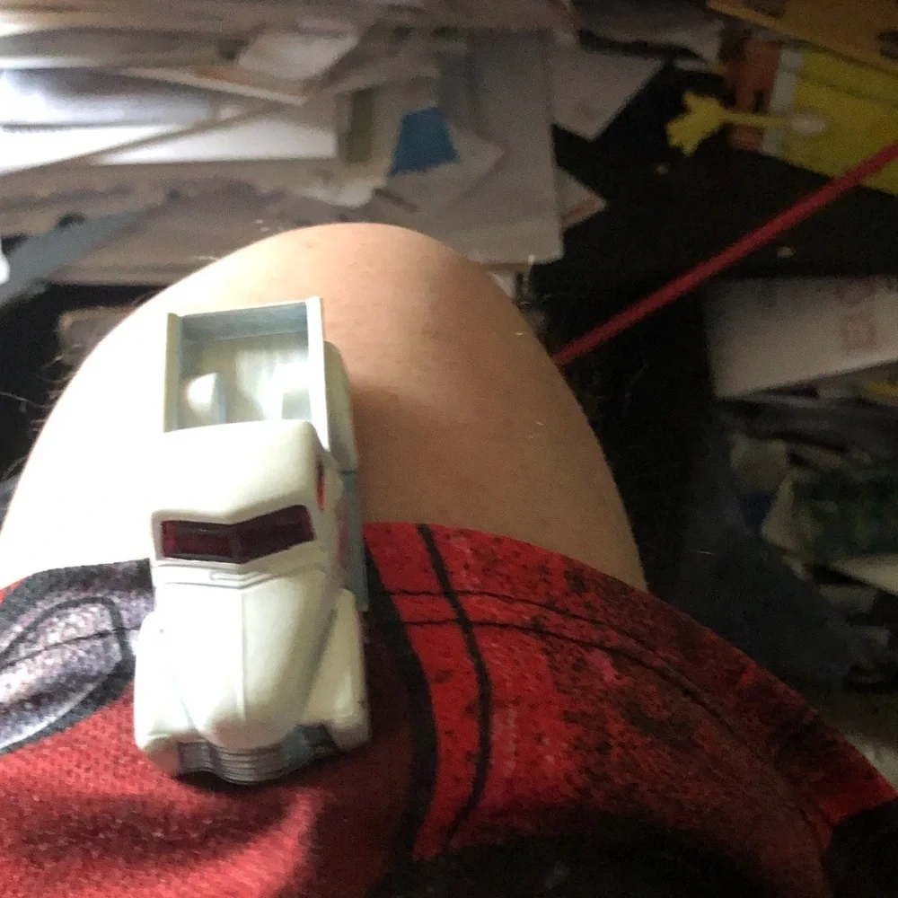White Kids Toy Truck - Classic Die-Cast Vehicle
